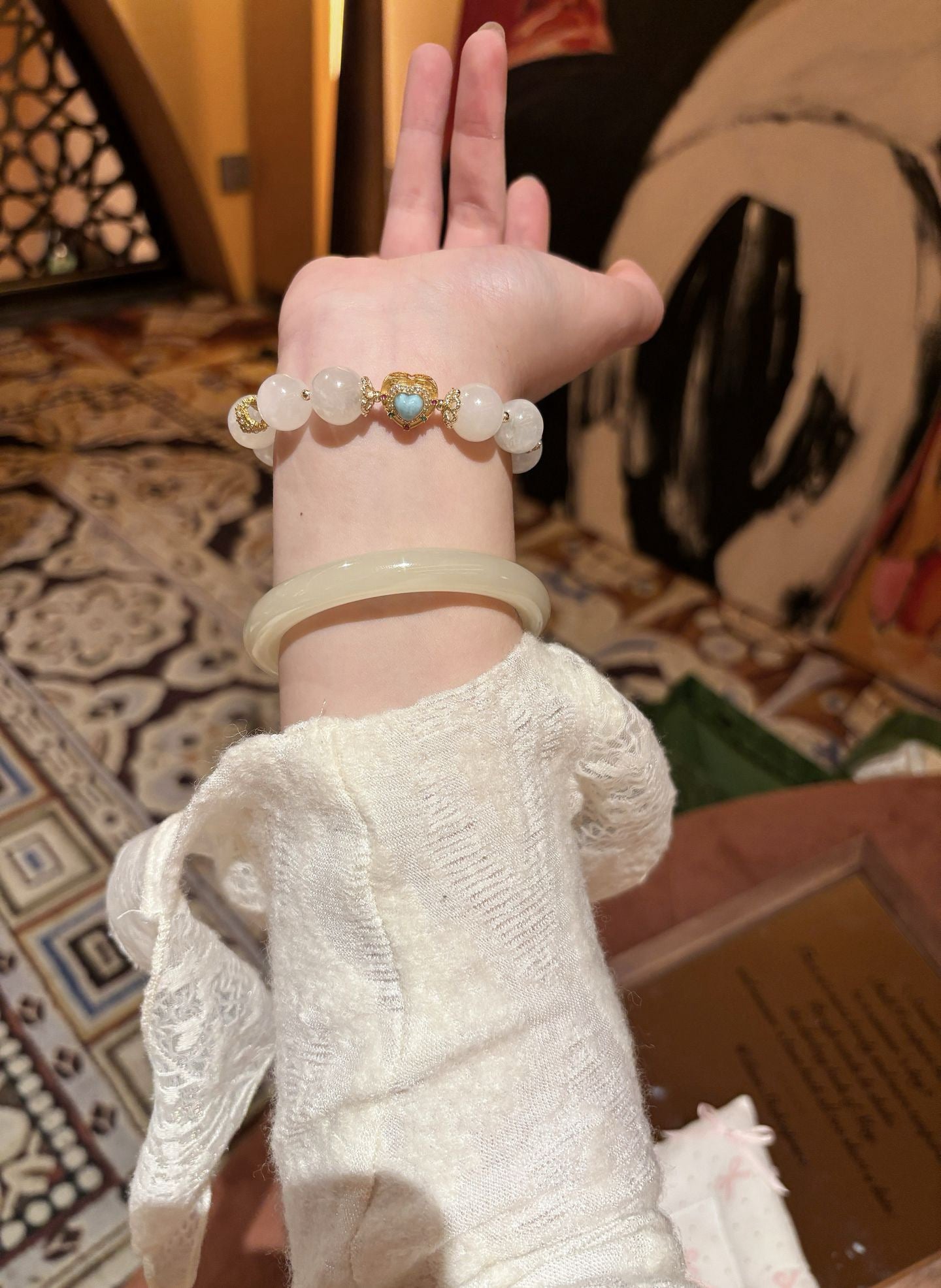 ARABIAN PRINCESS - Sri Lankan Moonstone Bracelet