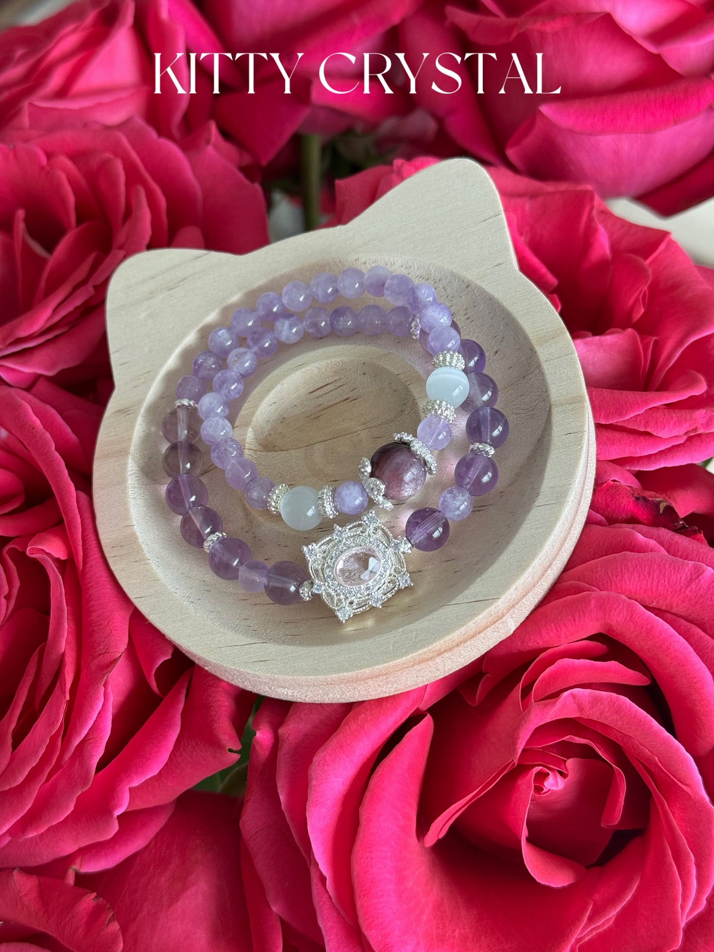 LAVENDER DREAM - Light Lavender Amethyst Bracelet