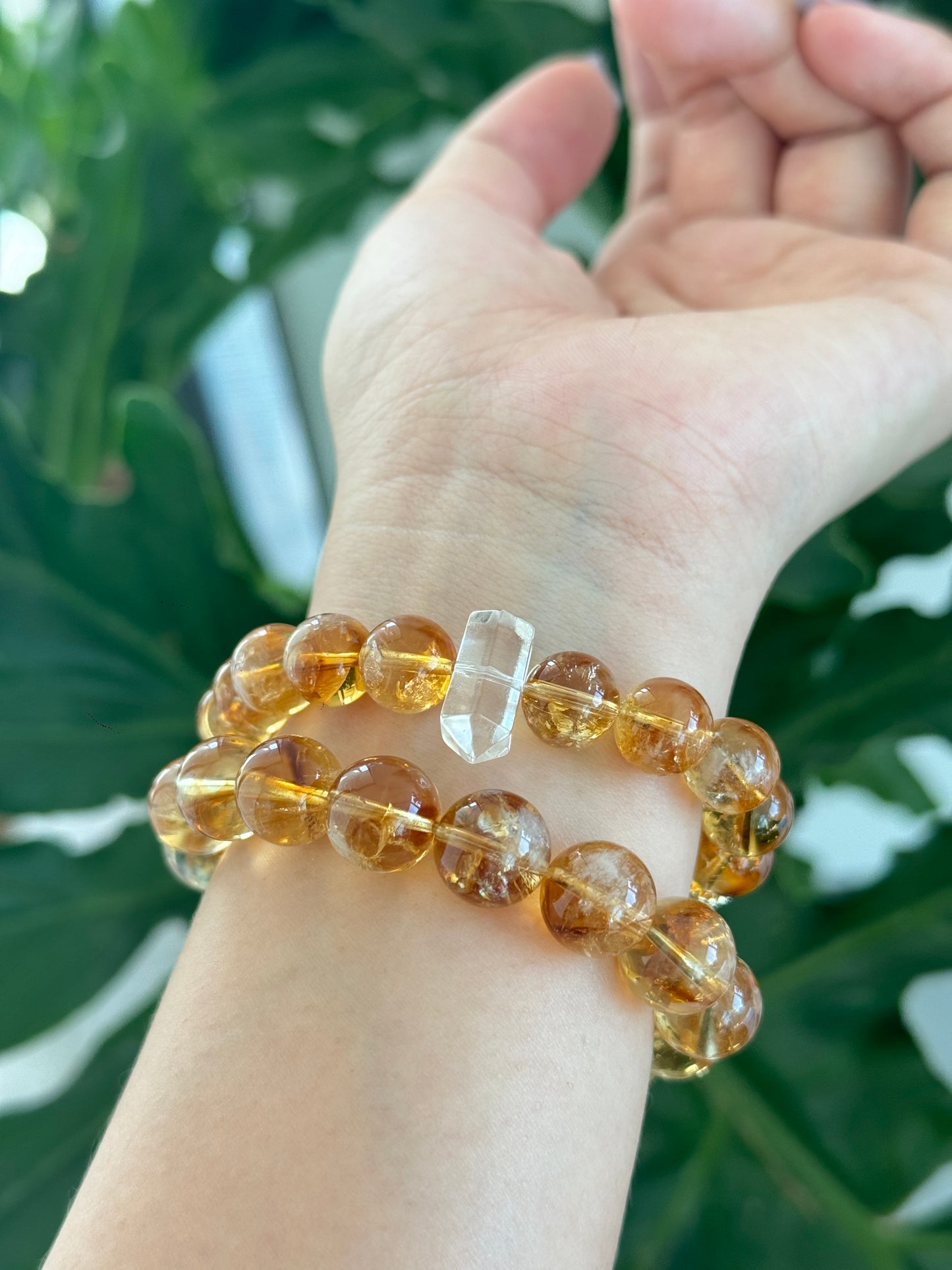 ABUNDANCE CO CREATORS - Golden Rutilated Quartz Bracelets (Come in Pairs)